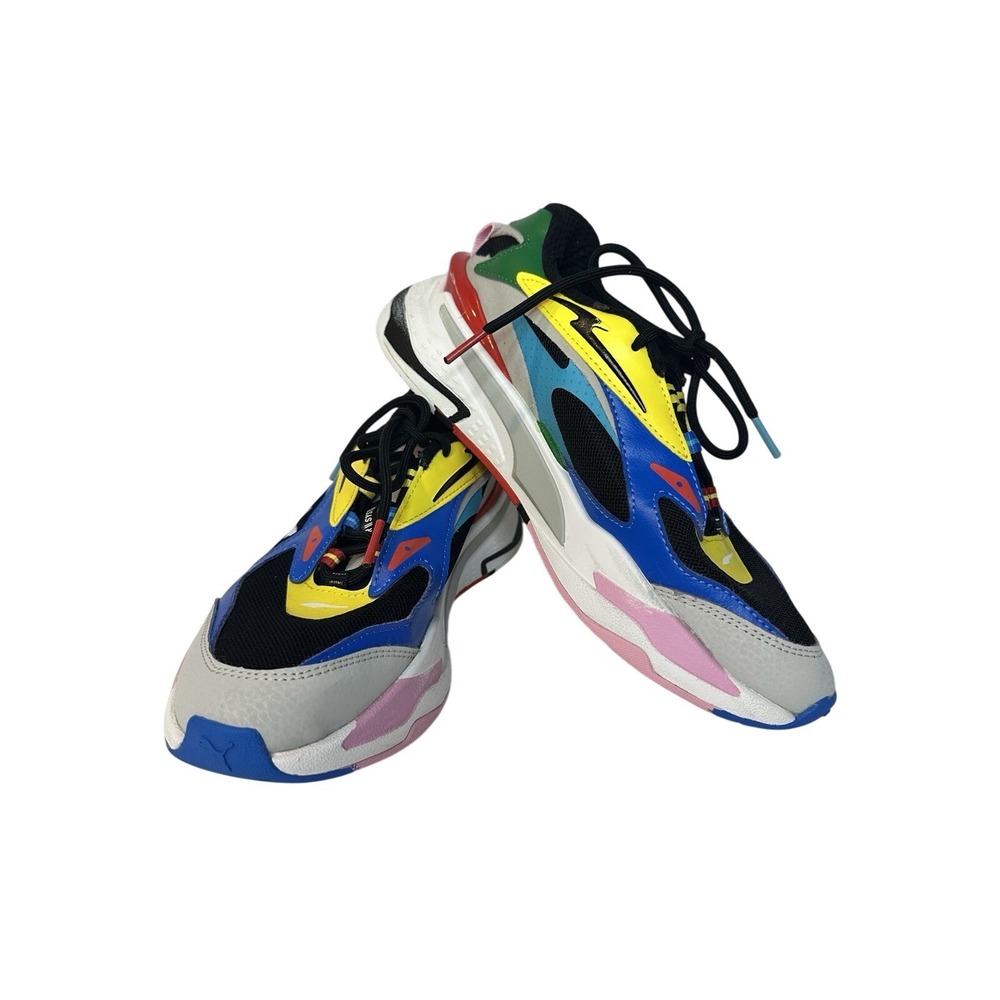 Puma RS-Fast International Flags Big Kids Size 5C Sneaker-No‎ Inside Soles